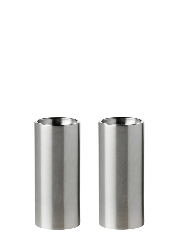 Stelton Arne Jacobsen salt & pepper set.
