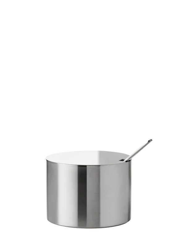 Stelton Arne Jacobsen sugar bowls.