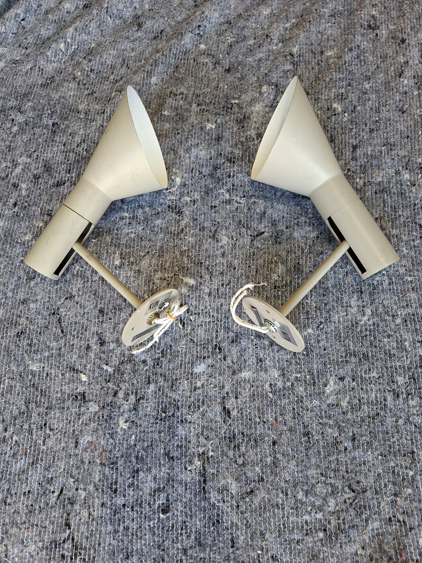 AJ Wall Lamps by Arne Jacobsen for Louis Poulsen.