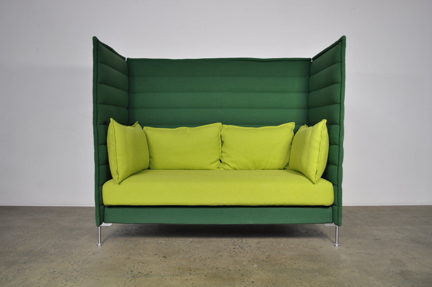 Vitra Alcove high back two seat sofa.