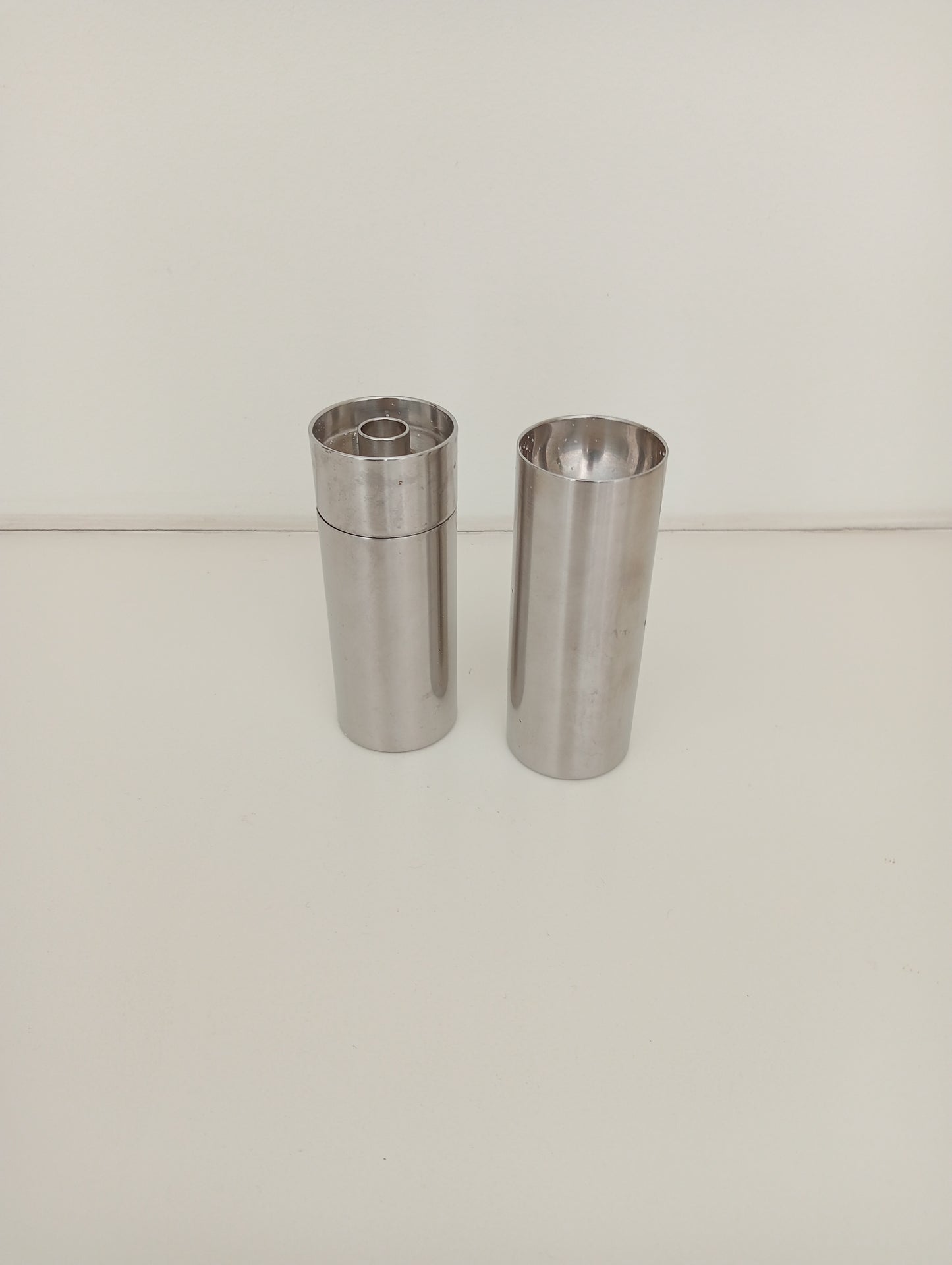 Stelton Arne Jacobsen salt & pepper set.