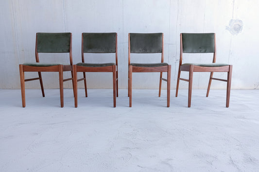 Australian mid-century dining chairs by T.H. Brown.
