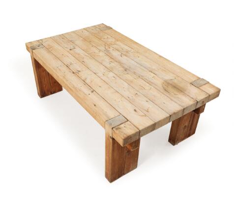 Swedish solid pine coffee table.