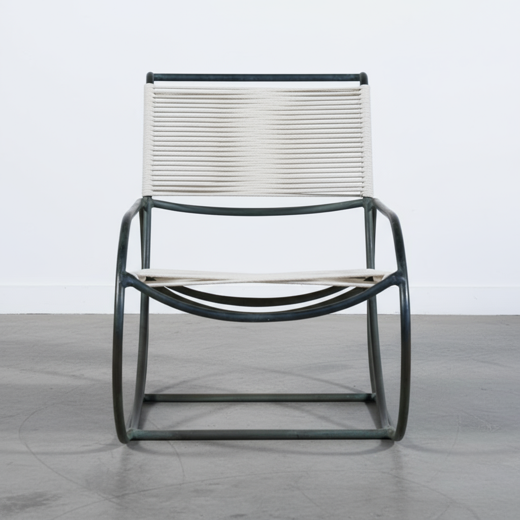 Kipp Stewart Outdoor "Bronze Age" Lounge Chair for Terra.