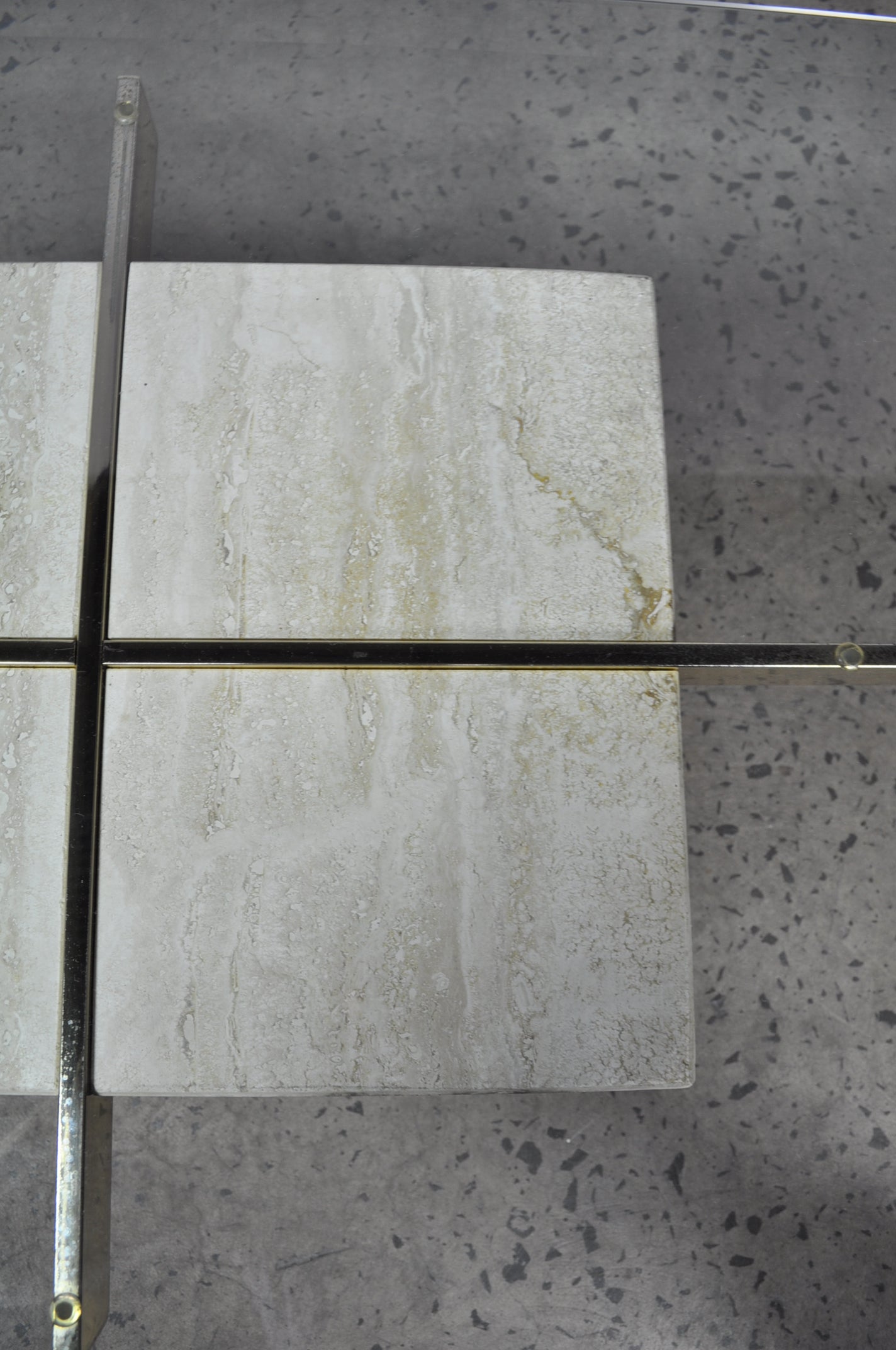 Coffee Table by Artedi in Travertine,