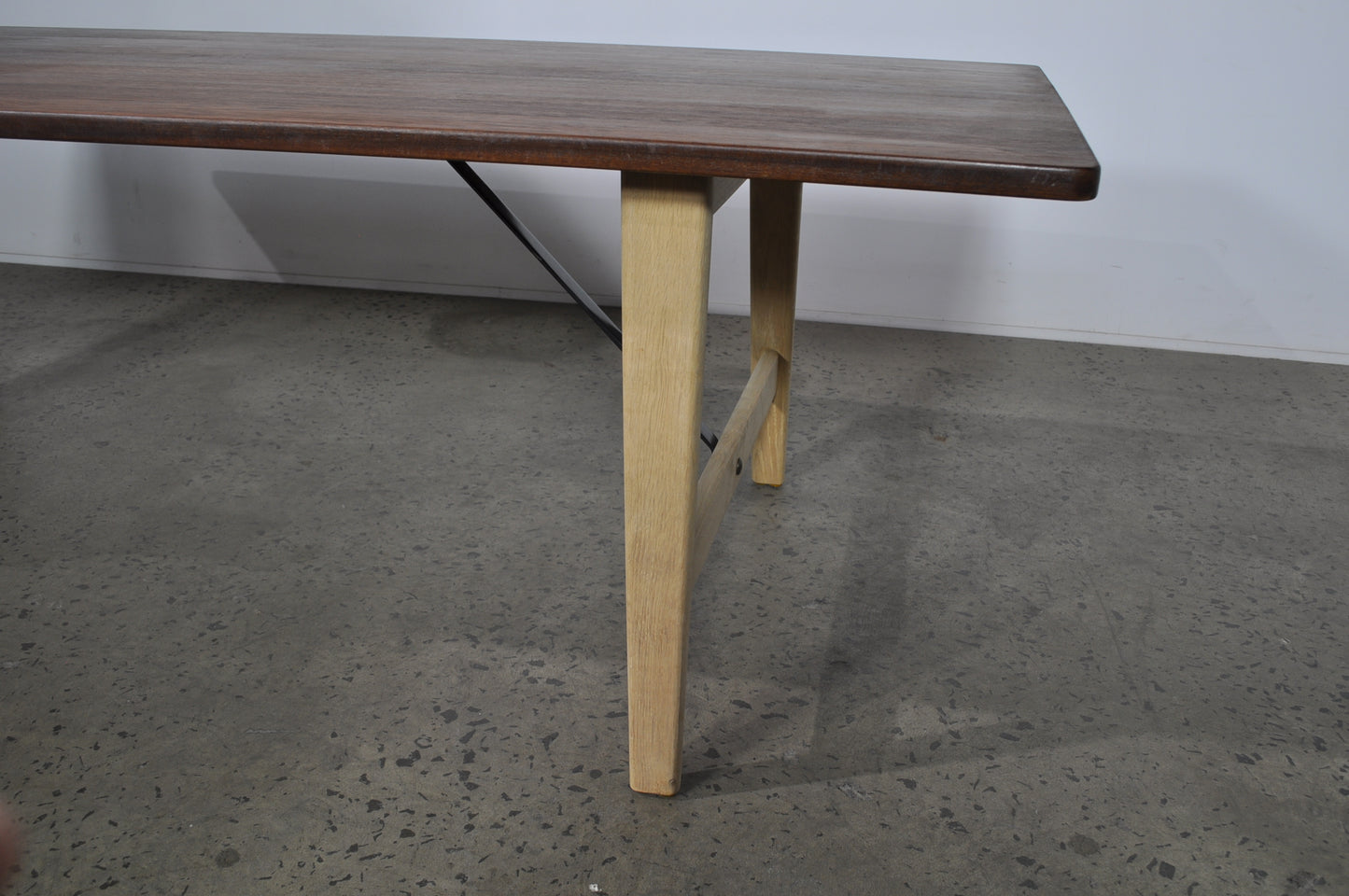 Børge Mogensen Teak and Oak Coffee Table for Fredericia Stolefabrik.