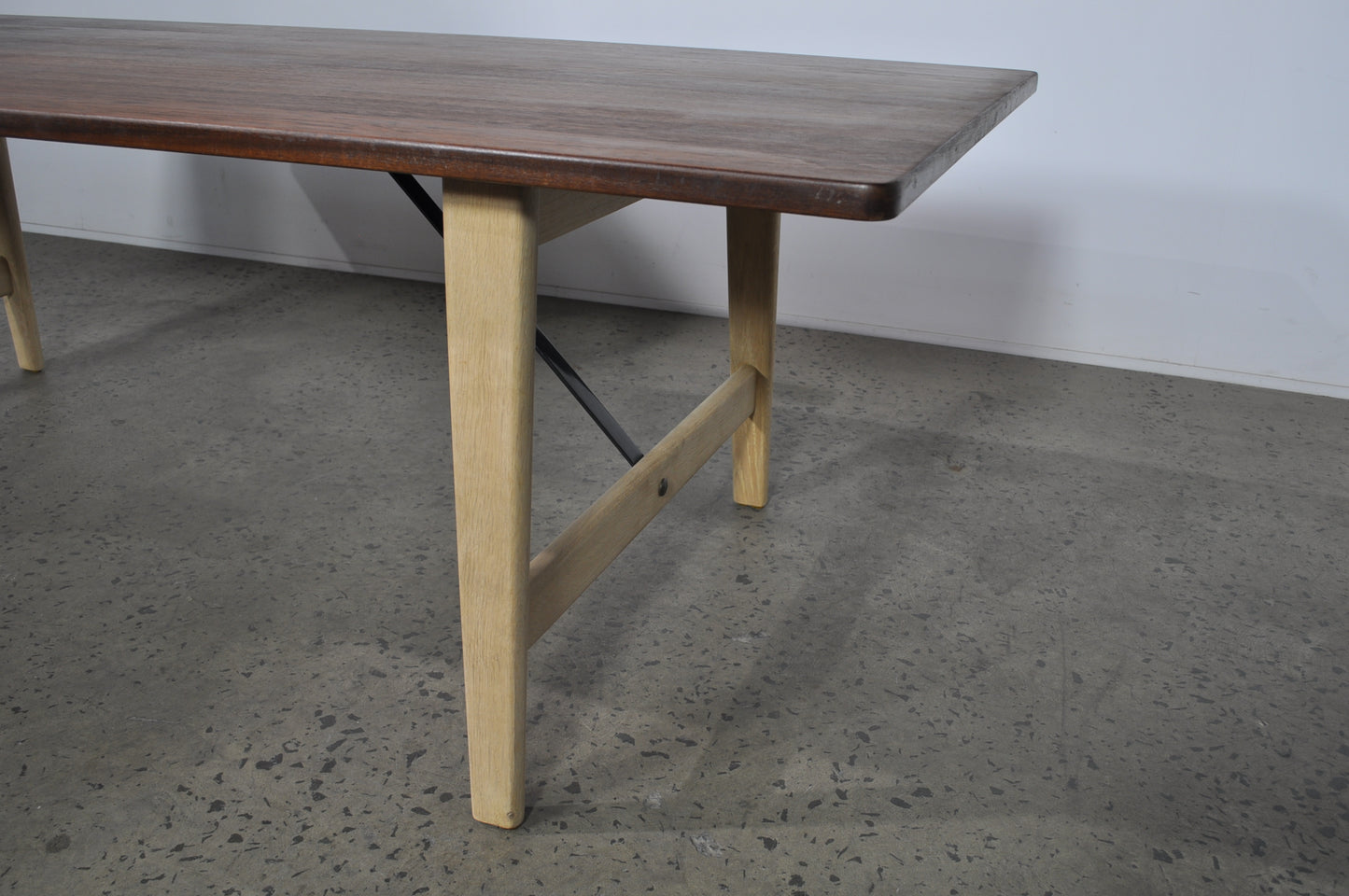 Børge Mogensen Teak and Oak Coffee Table for Fredericia Stolefabrik.