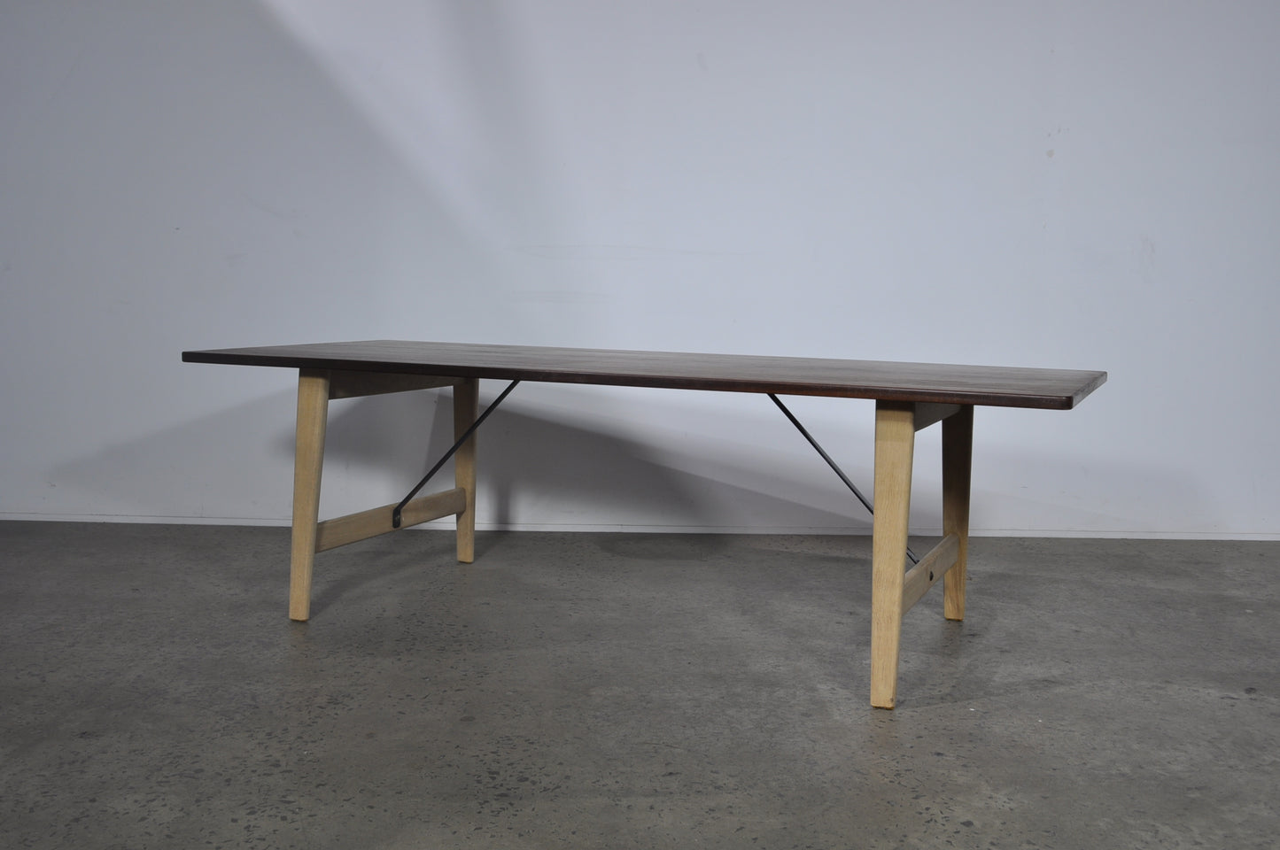 Børge Mogensen Teak and Oak Coffee Table for Fredericia Stolefabrik.
