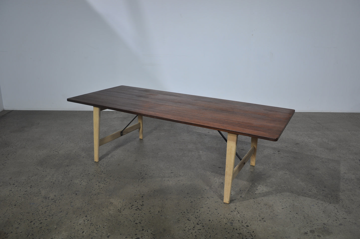 Børge Mogensen Teak and Oak Coffee Table for Fredericia Stolefabrik.