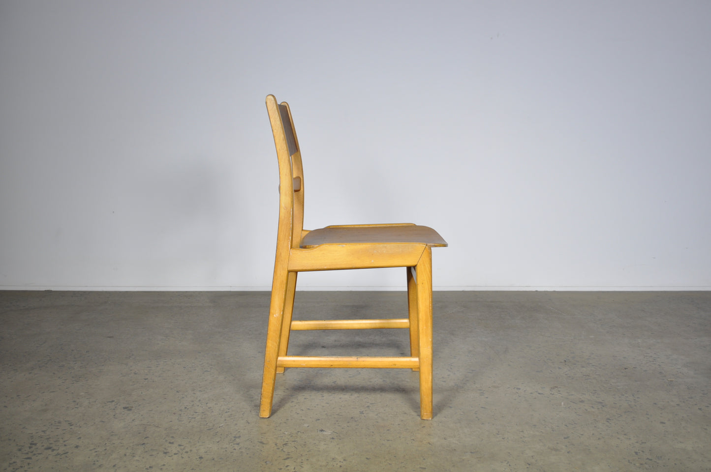 Danish school dining chairs.