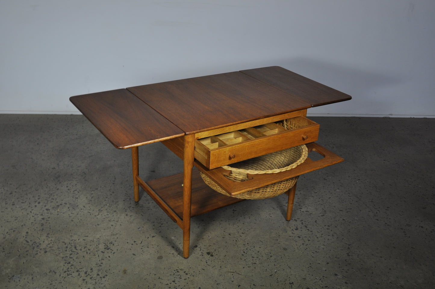 At-33 Sewing Table by Hans J. Wegner for Andreas Tuck.