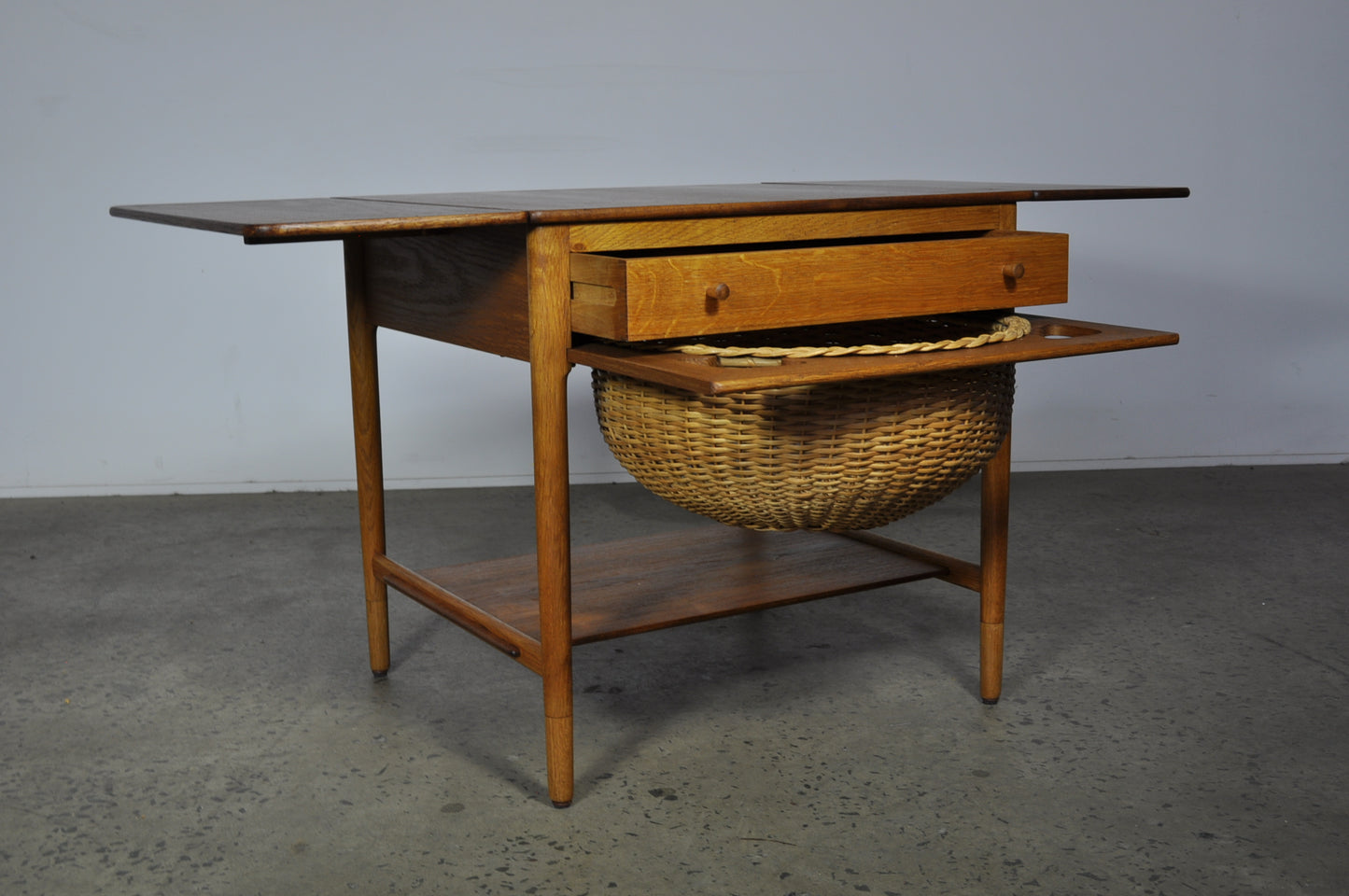 At-33 Sewing Table by Hans J. Wegner for Andreas Tuck.