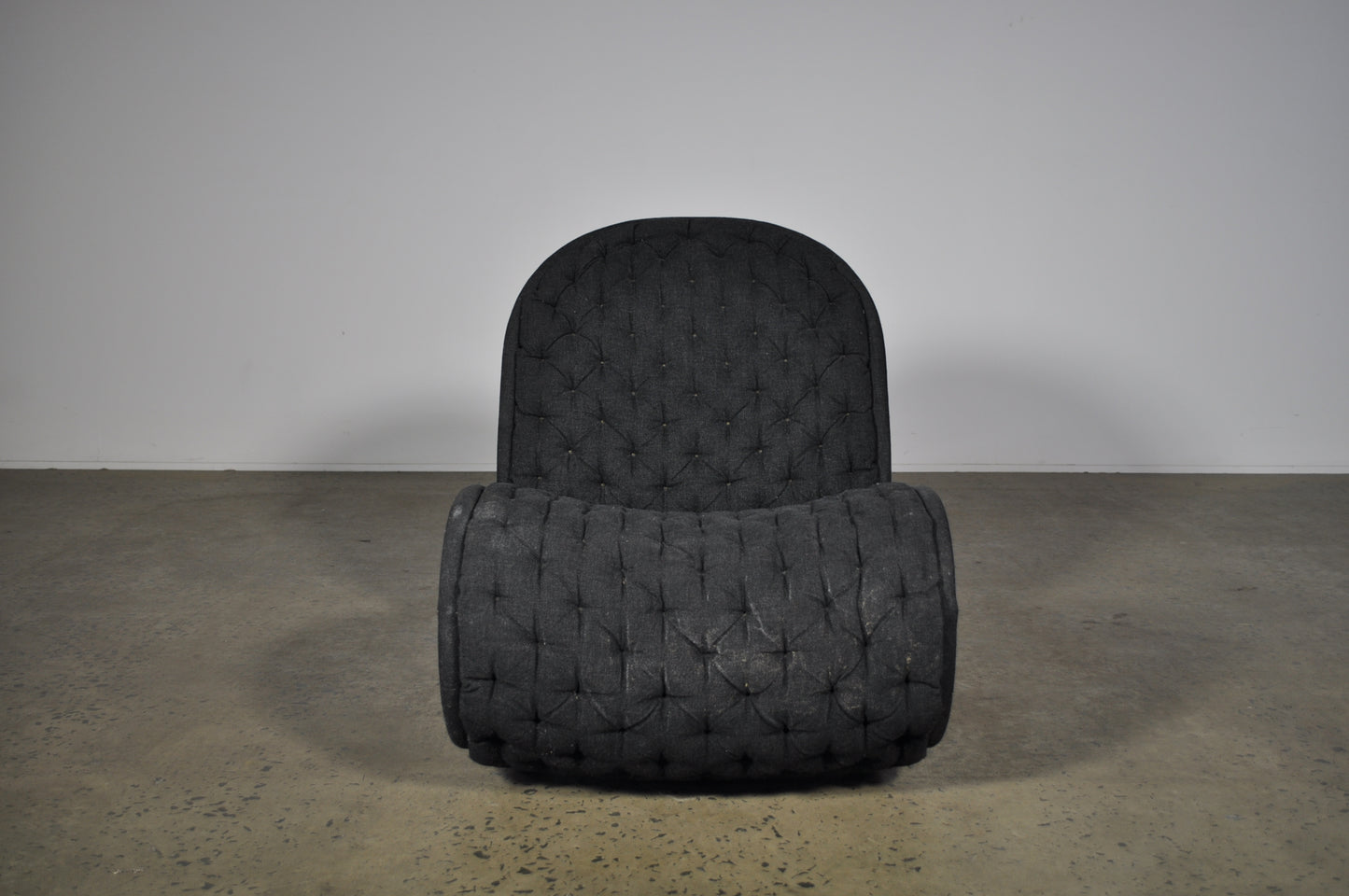 Verner Panton 1-2-3 Lounge chair in shorter style. Under restoration
