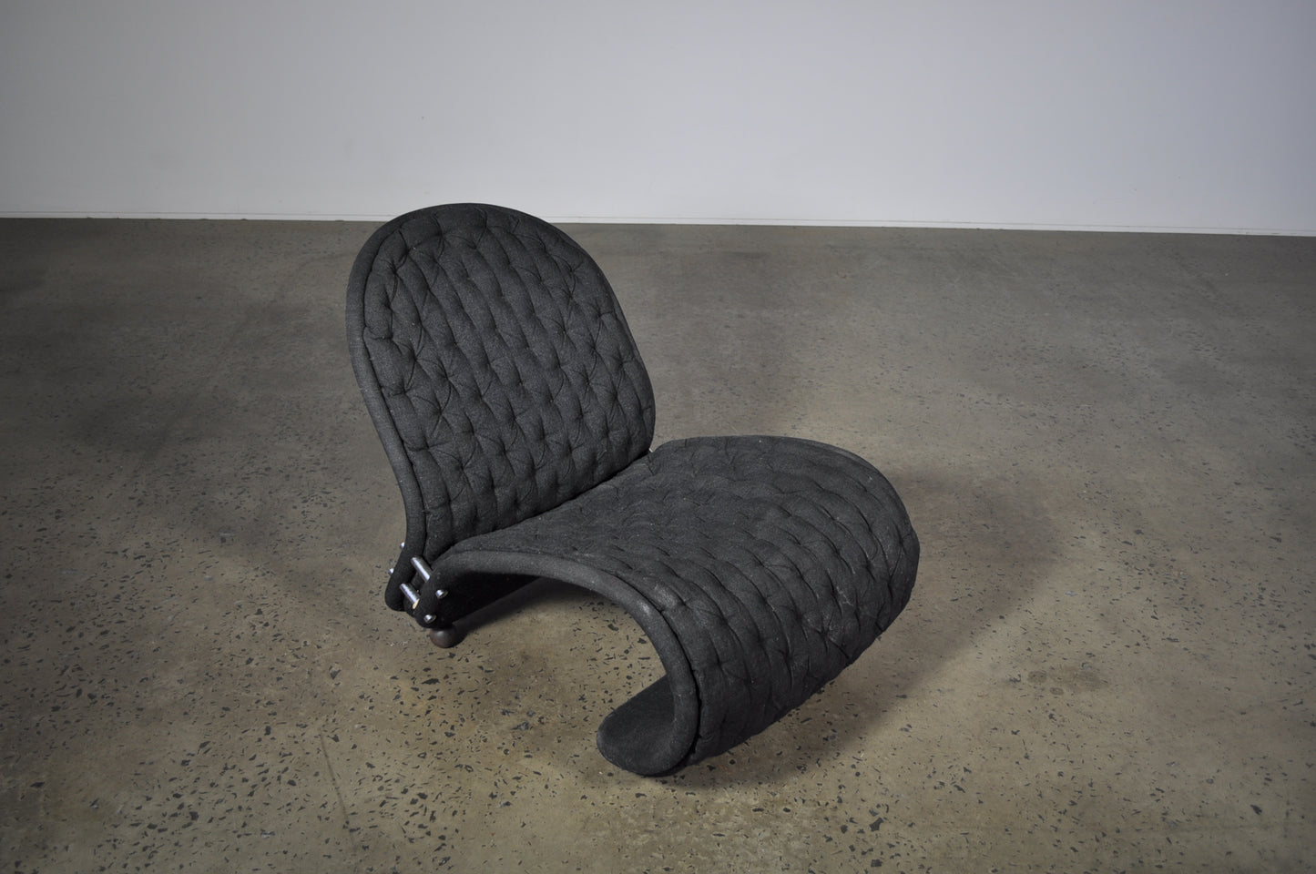 Verner Panton 1-2-3 Lounge chair in shorter style. Under restoration