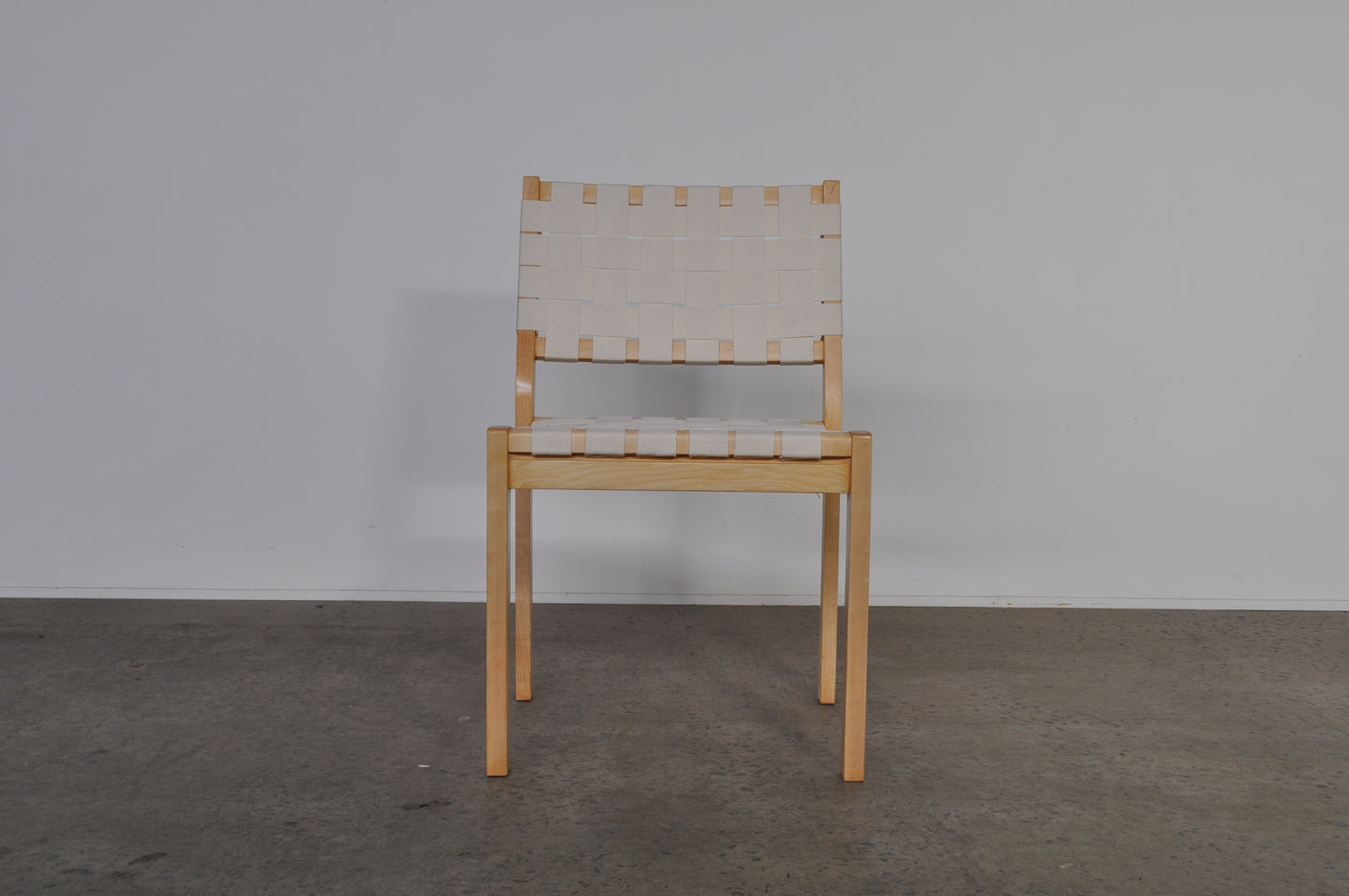 Alvar Aalto dining chairs by Artek in natural. Includes free dining table.
