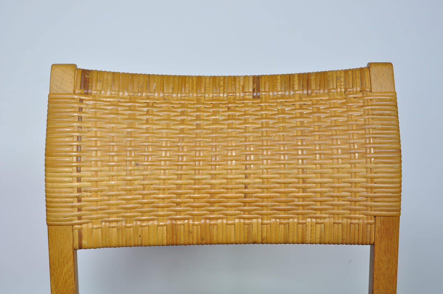Børge Mogensen set of Eight dining chairs,model BM-61. Restored.