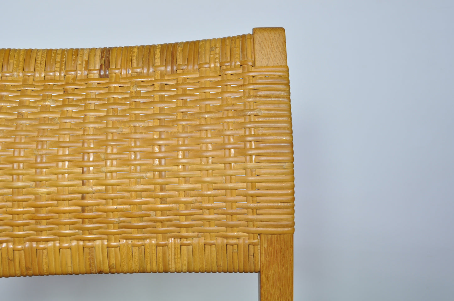 Børge Mogensen set of Eight dining chairs,model BM-61. Restored.