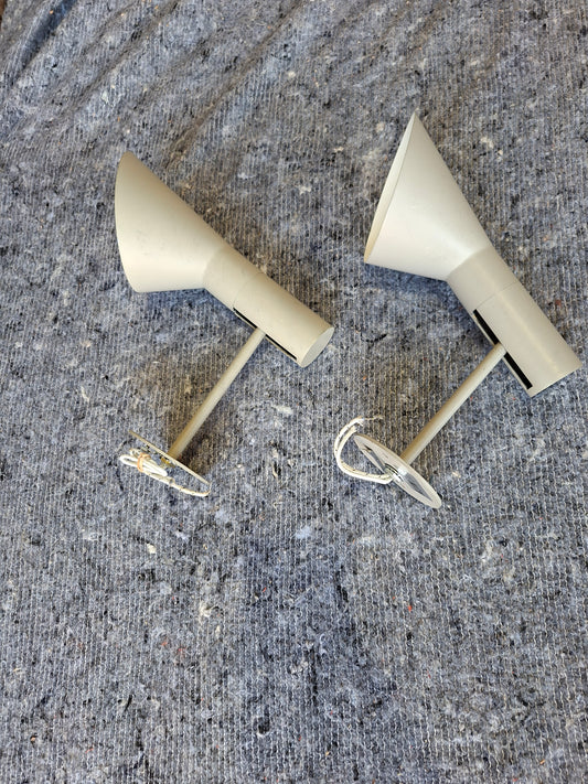 AJ Wall Lamps by Arne Jacobsen for Louis Poulsen.