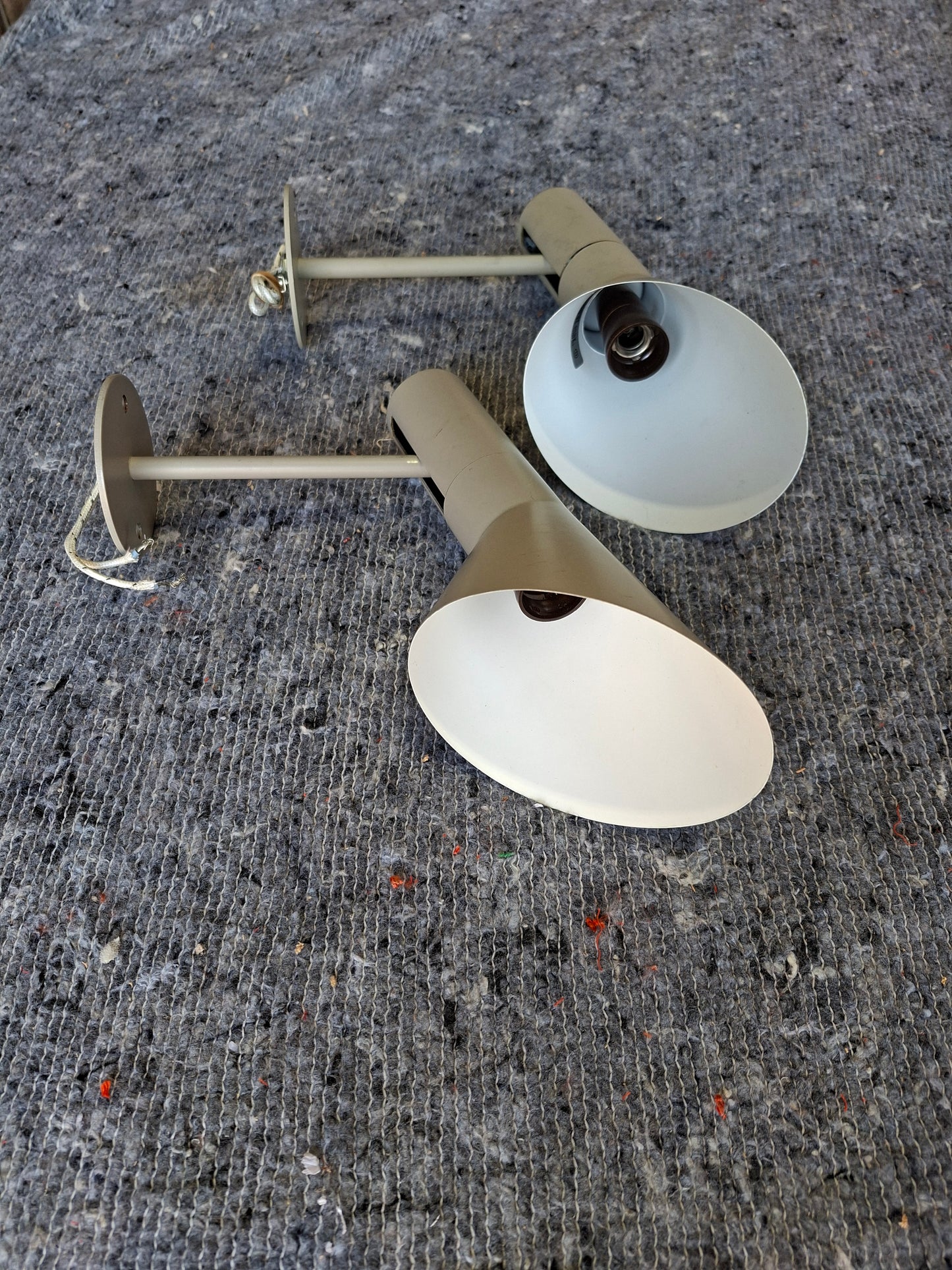 AJ Wall Lamps by Arne Jacobsen for Louis Poulsen.