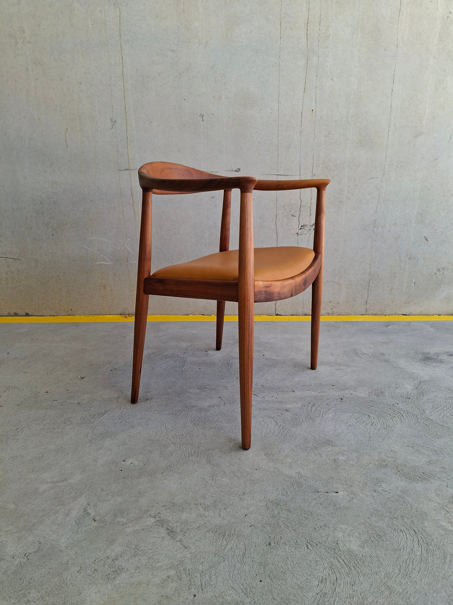 North American Wegner round Armchair, Inspired by JH501 “The Chair”.