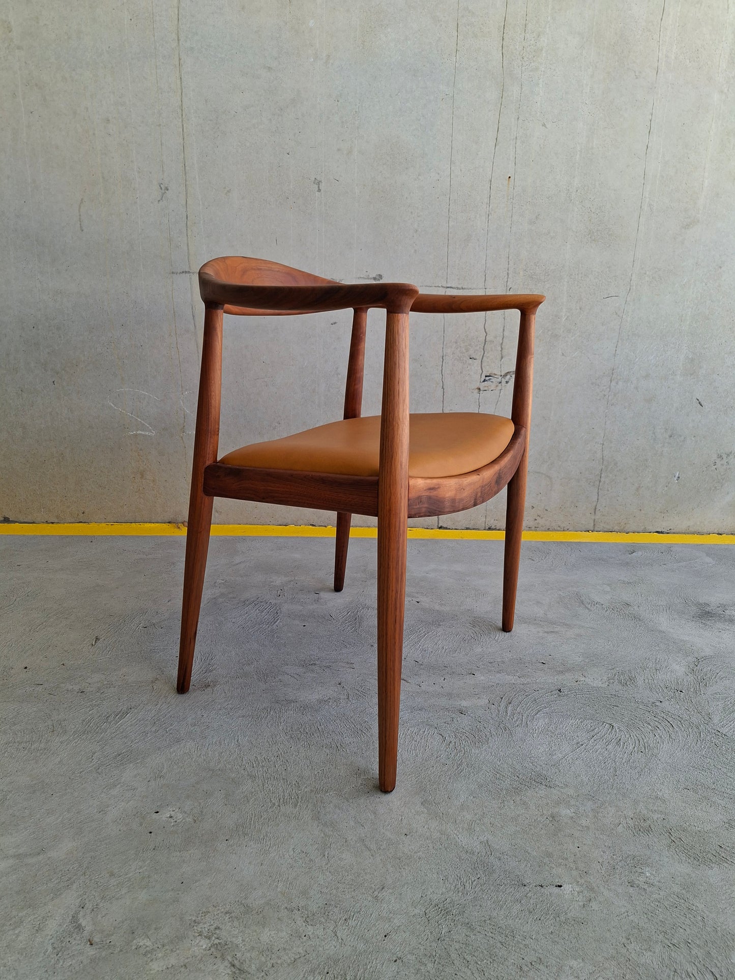 North American Wegner round Armchair, Inspired by JH501 “The Chair”.