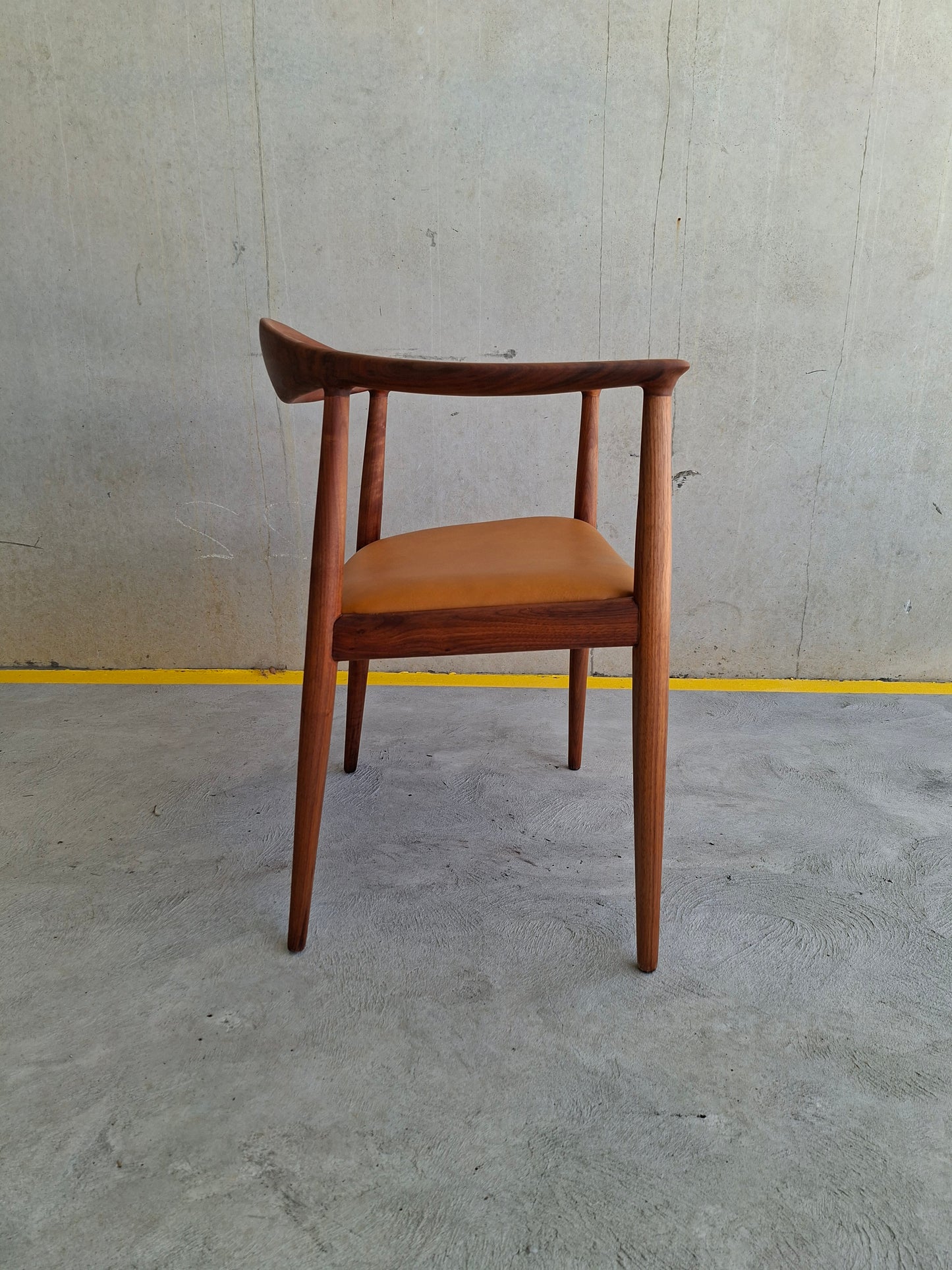 North American Wegner round Armchair, Inspired by JH501 “The Chair”.