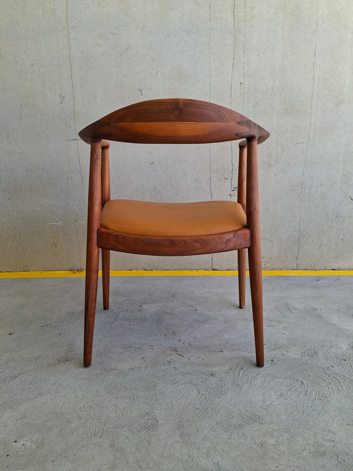 North American Wegner round Armchair, Inspired by JH501 “The Chair”.