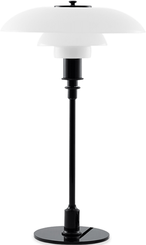 Louis Poulsen PH 3/2 Table Lamp Black PVD finish.