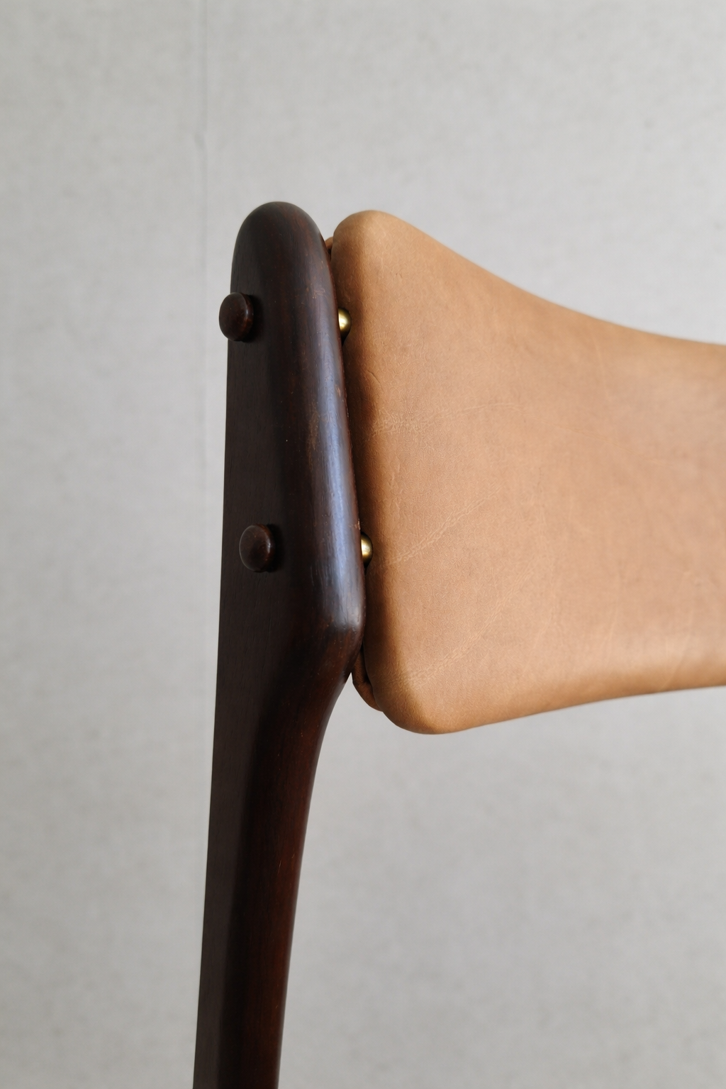 Danish Dining Chairs in the Erik Buch Style with a Mahogany Frame.