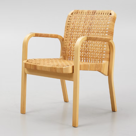 Alvar Aalto Model 45 armchairs for Artek.