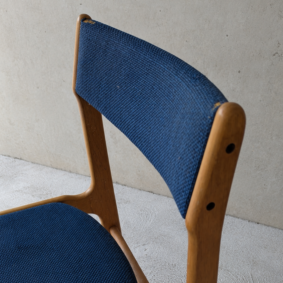 Erik Buch Teak Dining Chairs — Set of 8. (Under Restoration.)