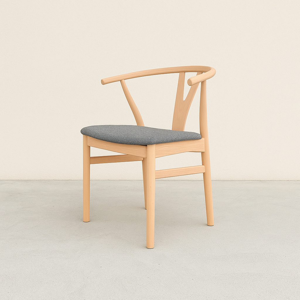 K.Hoffer Larsen Danish dining chairs. Set of 6.