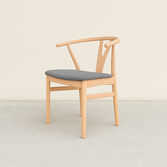 K.Hoffer Larsen Danish dining chairs. Set of 6.