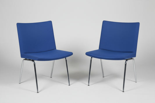 Set of Eight Hans J. Wegner “Airport” Side Chairs, Model AP38