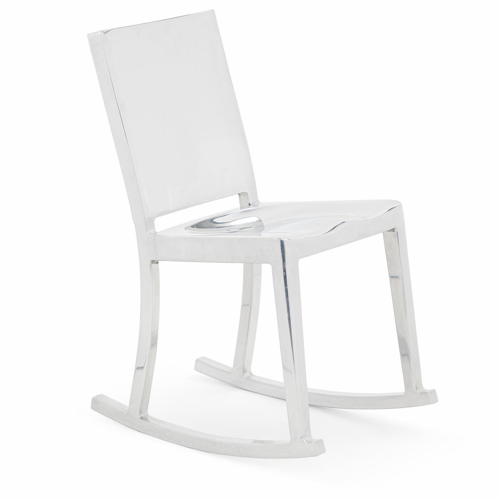 Philippe Starck “Hudson” aluminium rocking chair by Emeco. – Case 22