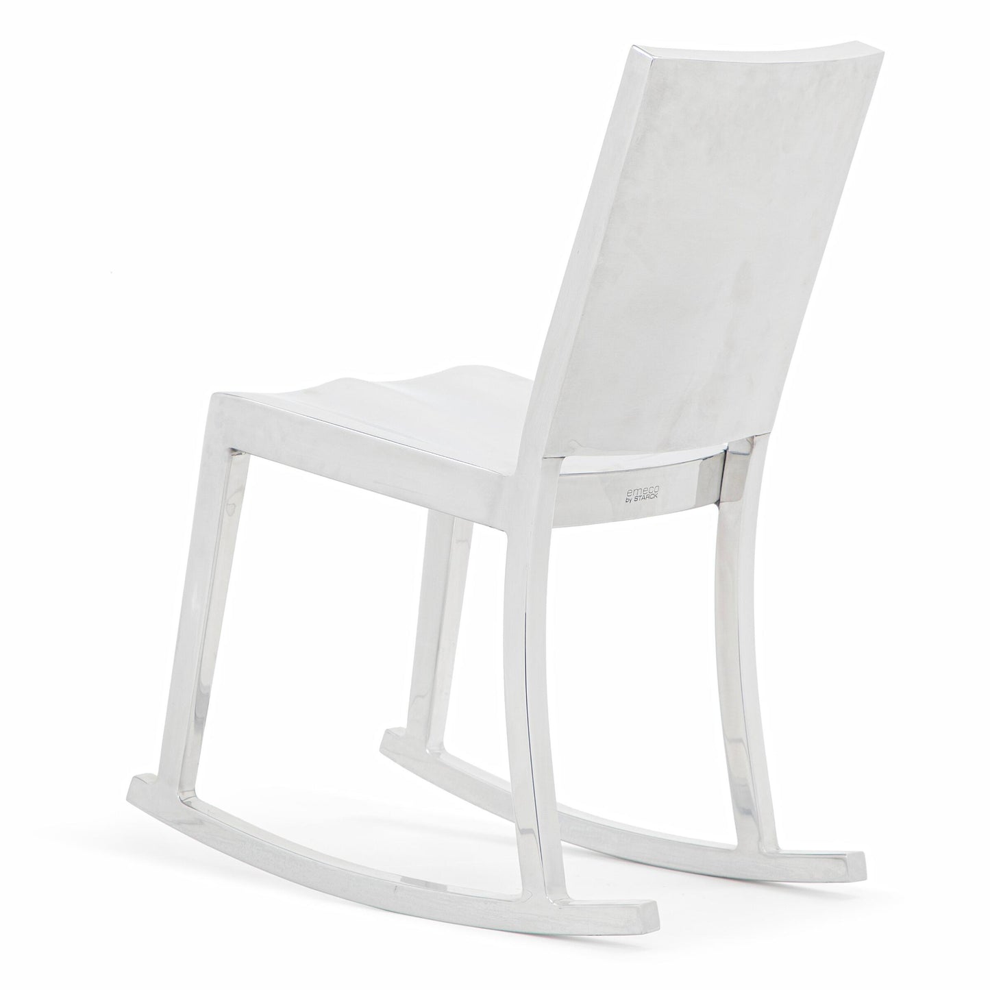 Philippe Starck “Hudson” aluminium rocking chair by Emeco.