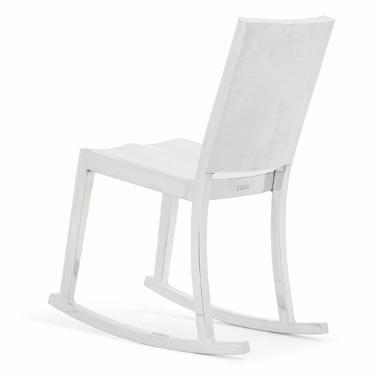 Philippe Starck “Hudson” aluminium rocking chair by Emeco.