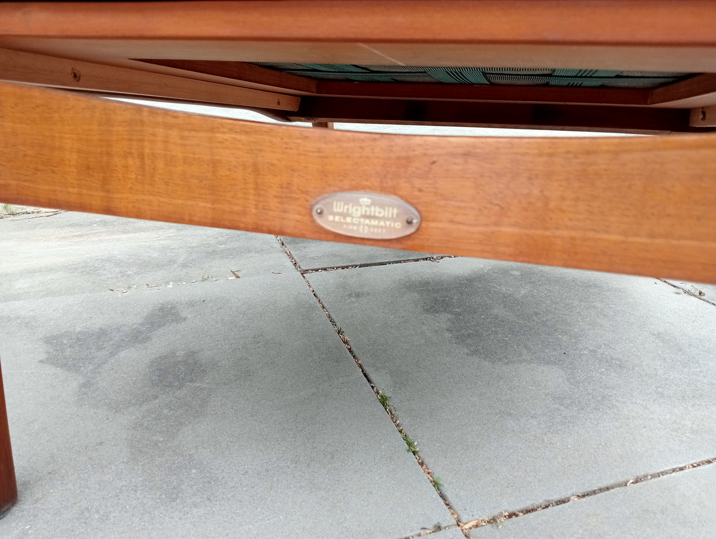 Wrightbilt “Selectamatic” lounge chair.