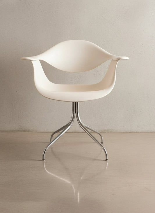 Swag Leg Armchair by George Nelson for Herman Miller. Set of six. On sale.