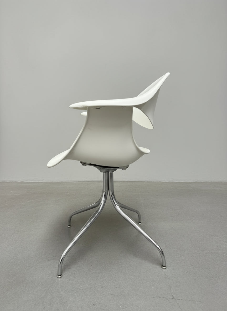 Swag Leg Armchair by George Nelson for Herman Miller. Set of six. On sale.