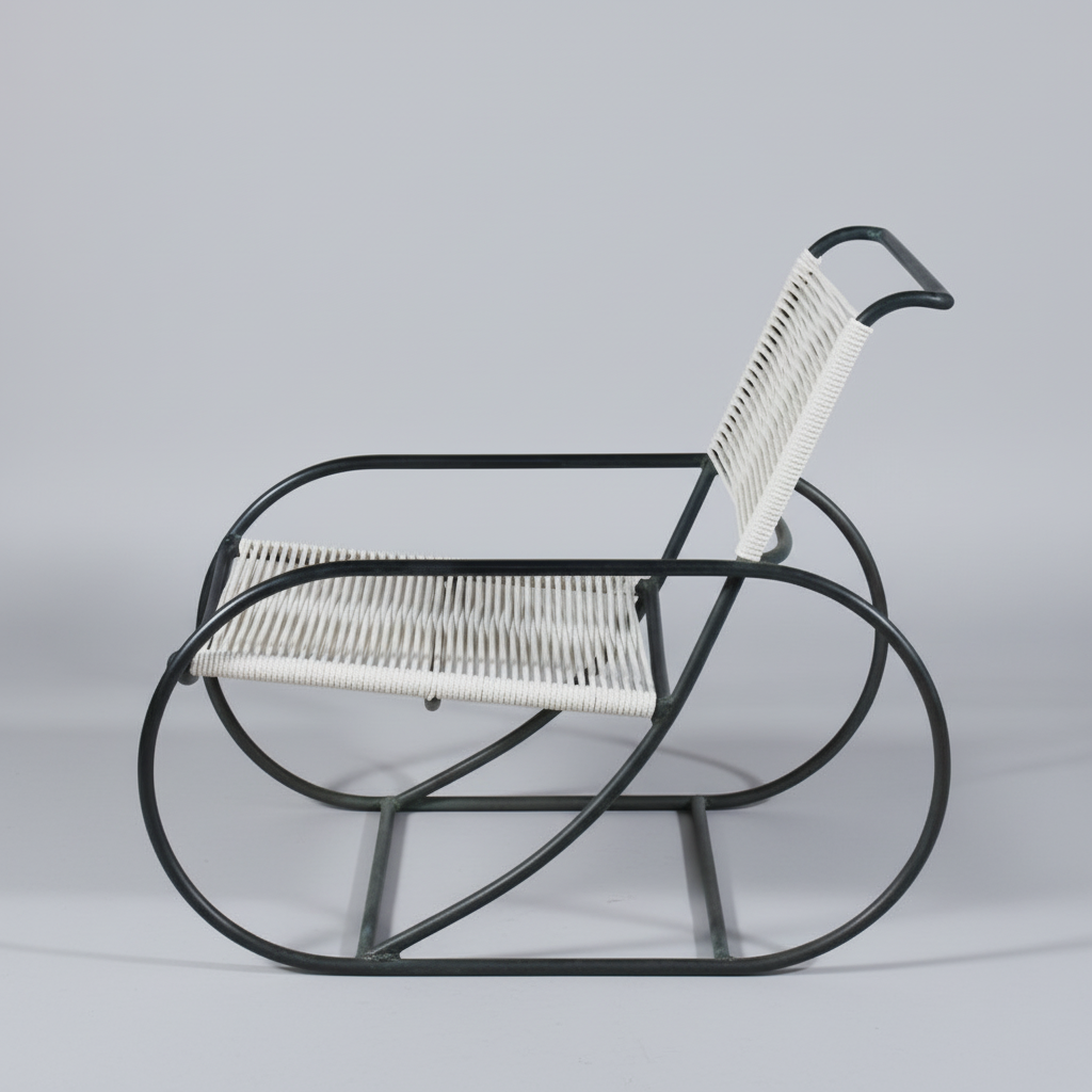 Kipp Stewart Outdoor "Bronze Age" Lounge Chair for Terra.