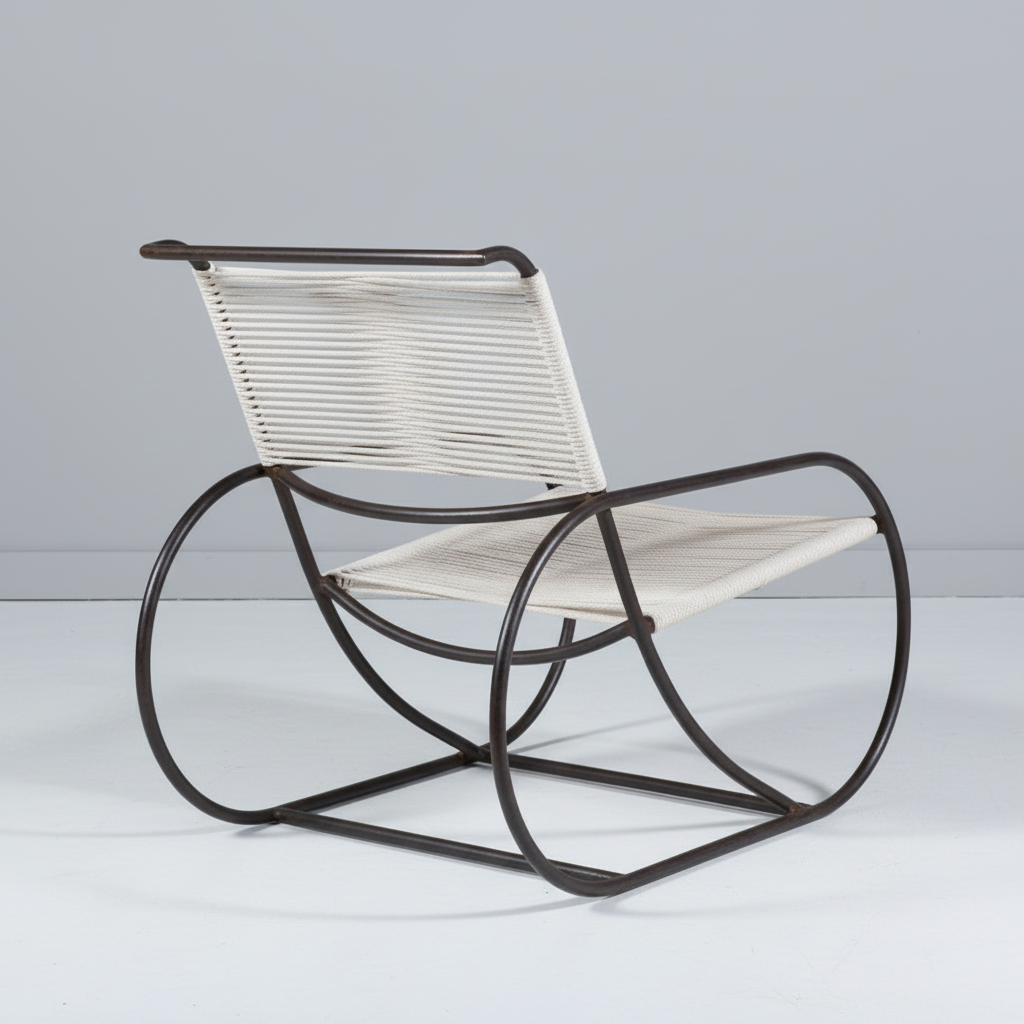 Kipp Stewart Outdoor "Bronze Age" Lounge Chair for Terra.