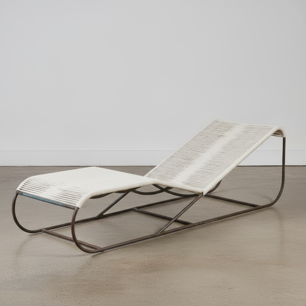 Kipp Stewart "Bronze Age" Sun Chaise Lounge Chair for Terra.