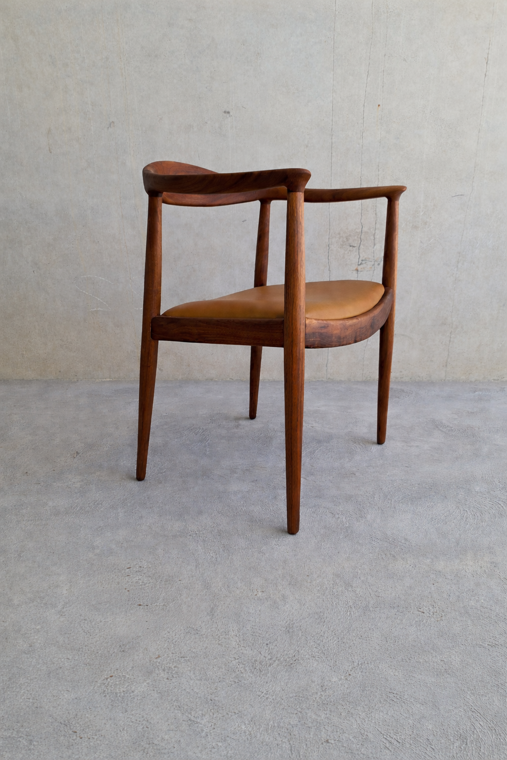 North American Wegner round Armchair, Inspired by JH501 “The Chair”.