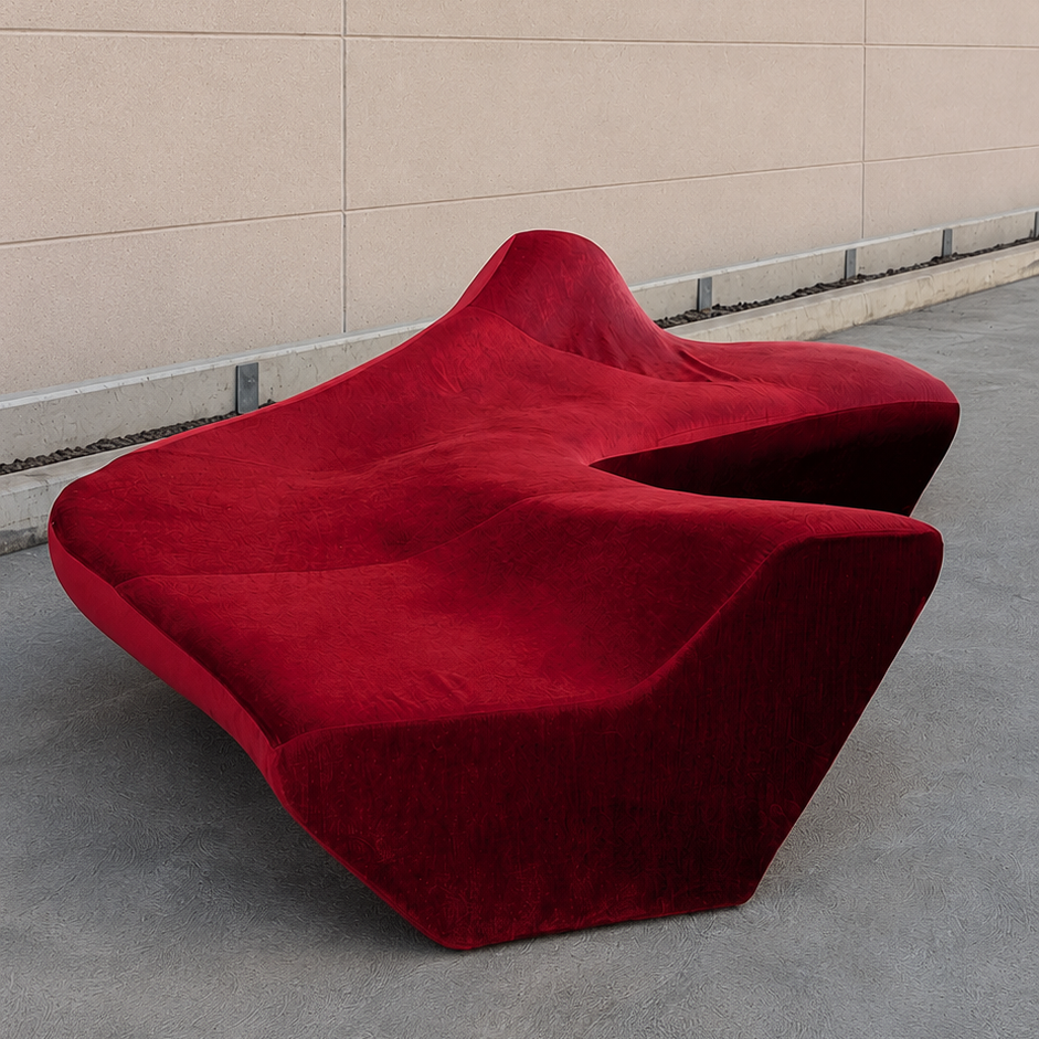 Zaha Hadid ‘Moraine’ Sofa for Sawaya & Moroni.