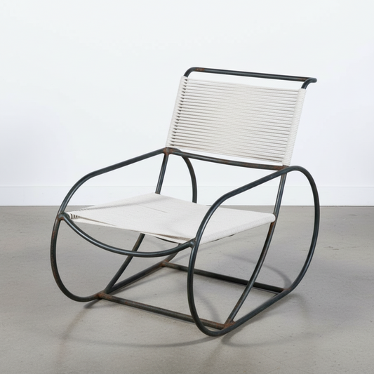 Kipp Stewart Outdoor "Bronze Age" Lounge Chair for Terra.