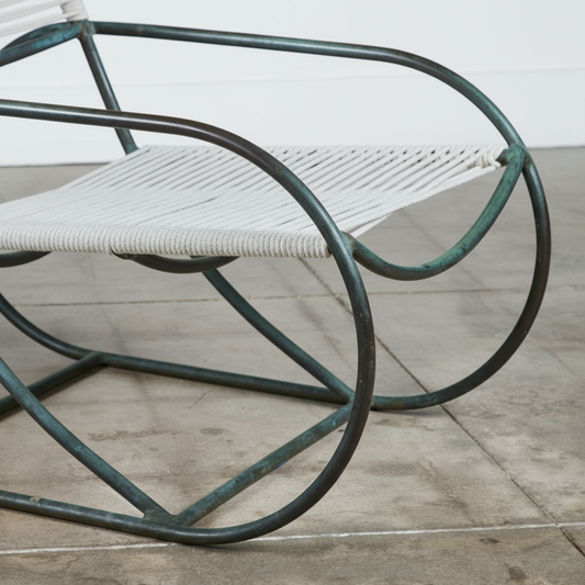 Kipp Stewart Outdoor "Bronze Age" Lounge Chair for Terra.