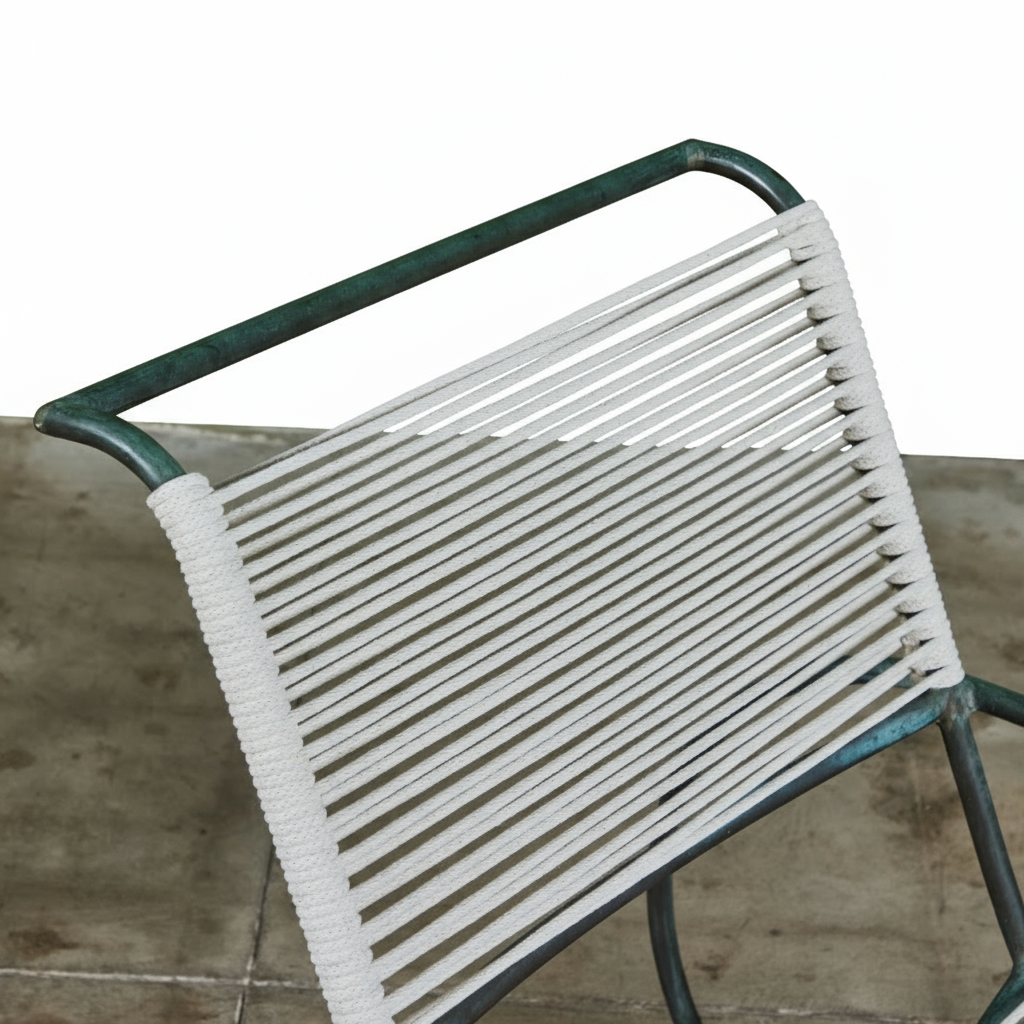 Kipp Stewart Outdoor "Bronze Age" Lounge Chair for Terra.