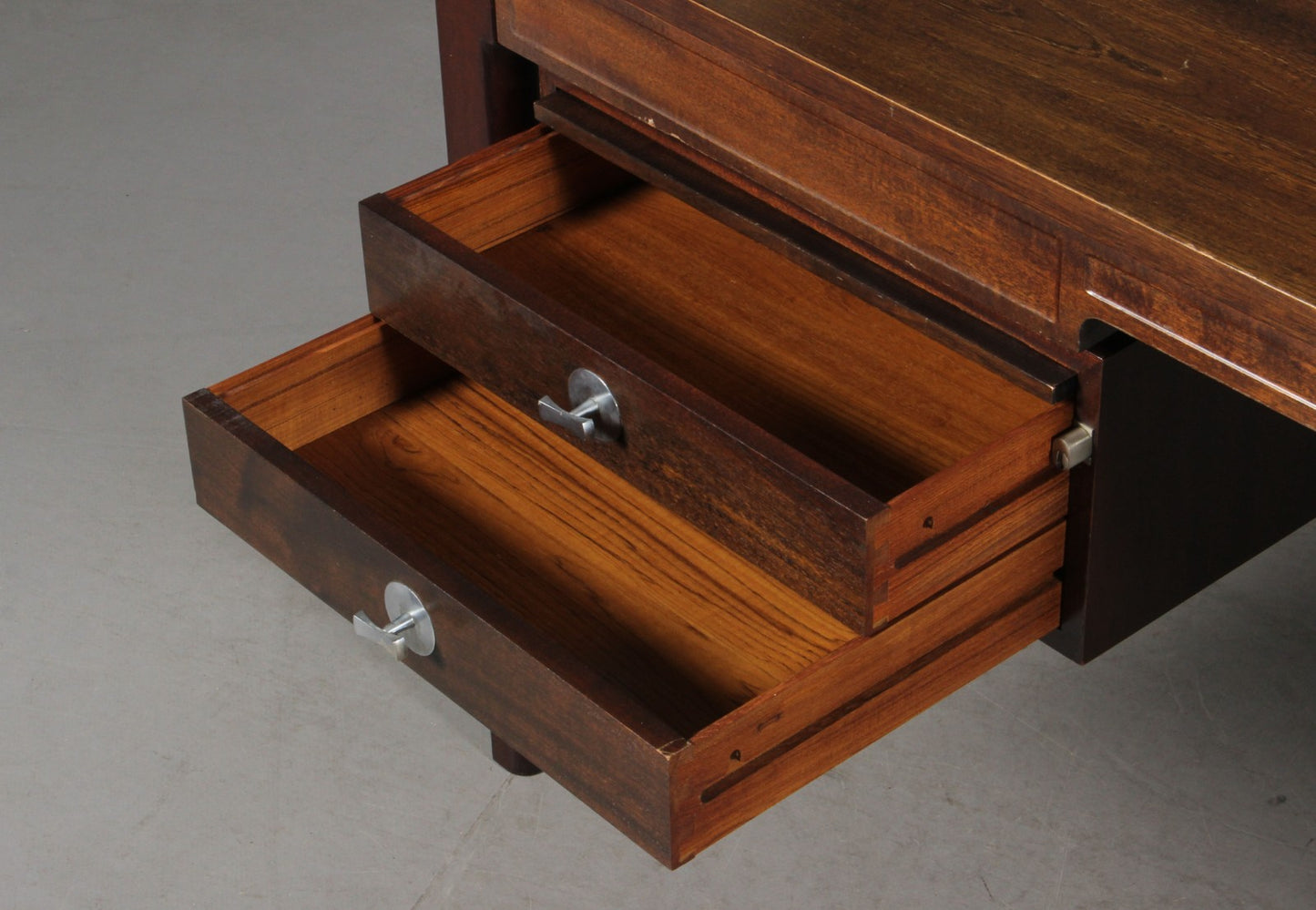 Finn Juhl. Freestanding desk. 'Diplomat', in mahogany.