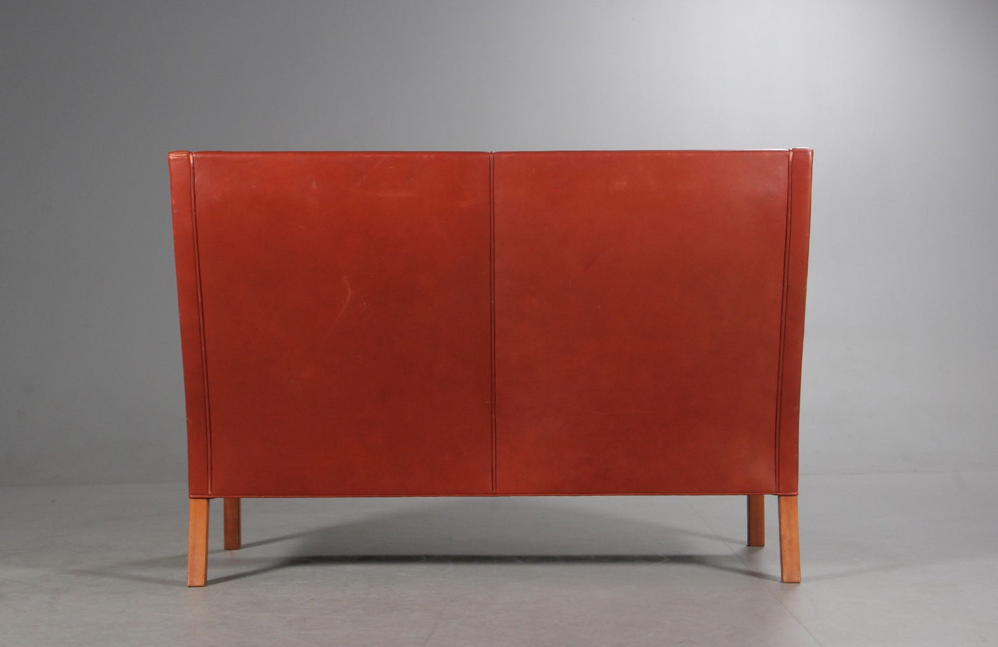 Børge Mogensen. Two seat sofa, model 2192 in leather.